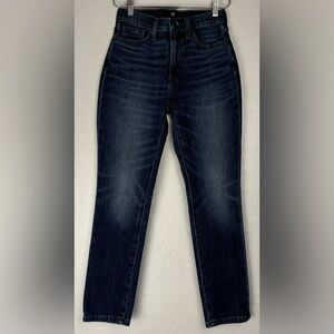 Banana Republic Dark Wash Blue Denim Classic High Rise Skinny Jeans 26 0640